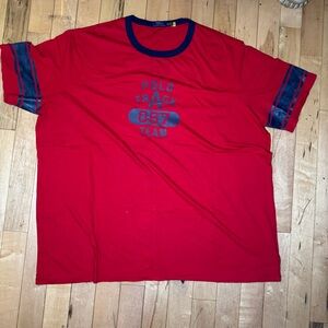 Ralph Lauren Red Polo Graphic Tee